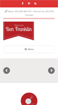 Mobile Screenshot of benfranklinshop.com
